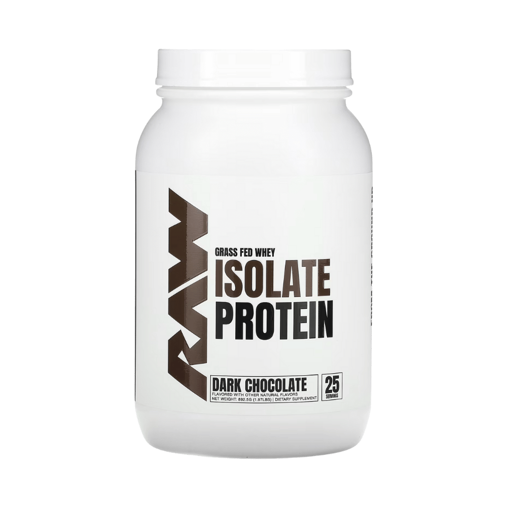 30 Raw Protein Whey Isolate Dark Chocolate 1.97LB - Image 1