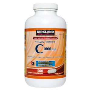 Kirkland Timed Release Vitamin C 1000mg (500 Tabs) | With Rose Hips