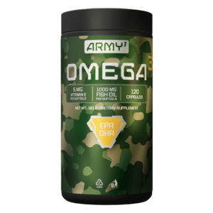 ARMY1 Omega-3 120 Softgels | Fish Oil + Vit E