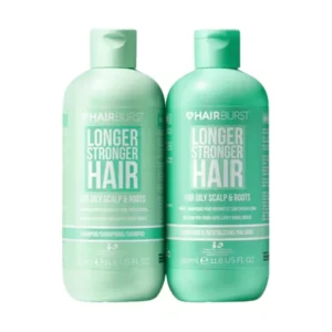 Hairburst Shampoo & Conditioner for Oily Scalp & Roots (DUO) – 350ml + 350ml