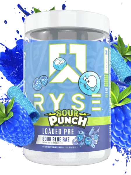 RYSE LOADED PRE V3 30SRV SOUR PUNCH BLUE RAZ