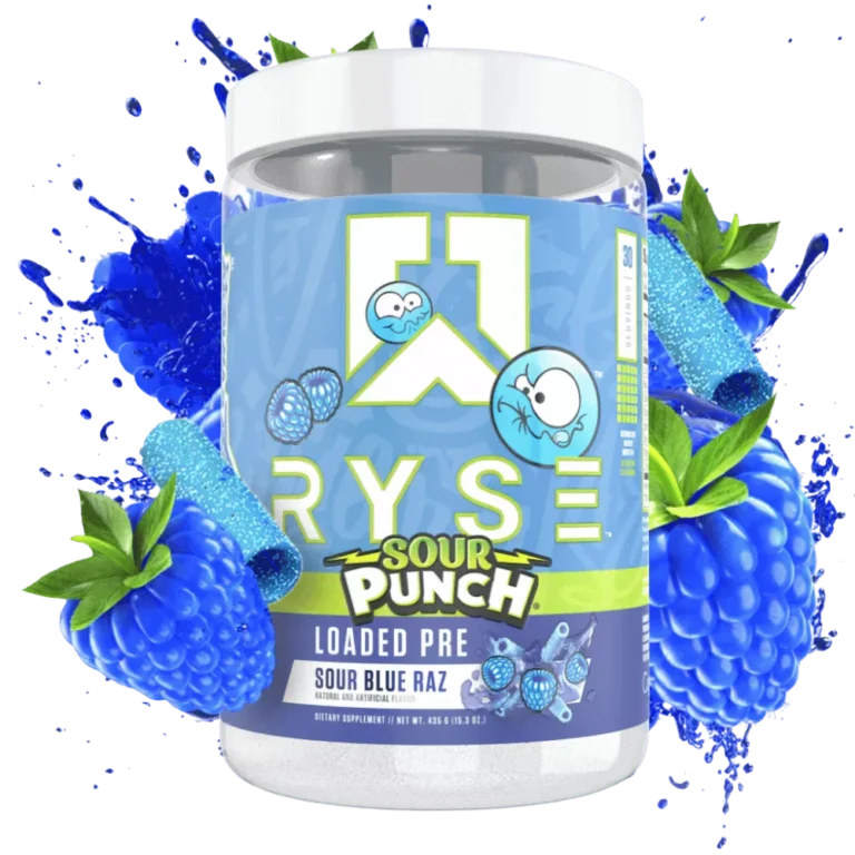 RYSE LOADED PRE V3 30SRV SOUR PUNCH BLUE RAZ