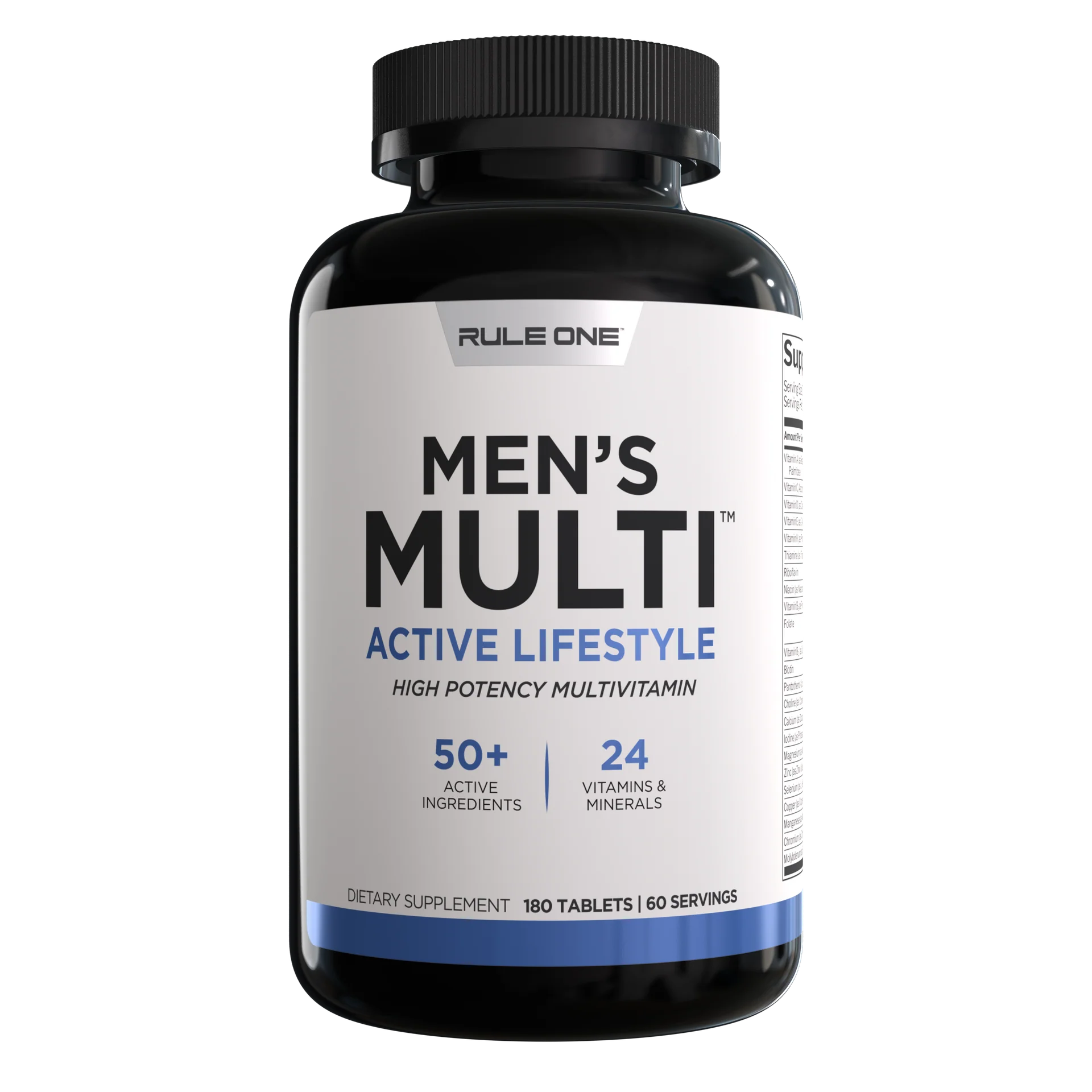 MensMulti_180ct0001.png RULE1 MENS ACTIVE MULTIVITAMIN 180TAB - Image 1