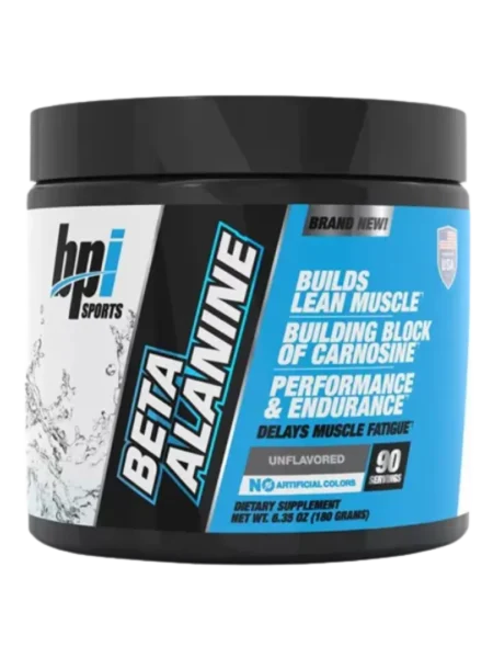 BPI Beta Alanine 90 servings unflavored powder for endurance support in UAE Dubai