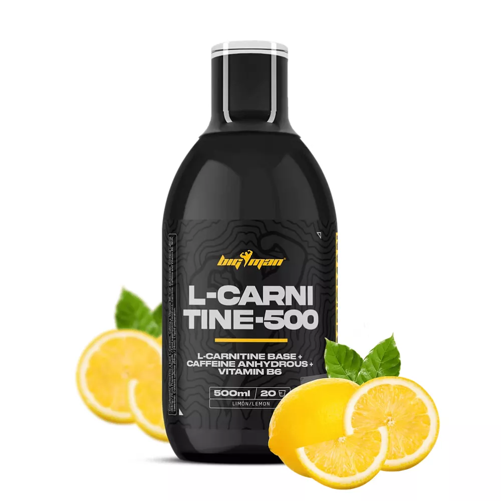 3-6988dfb3140ab.webp BigMan L-Carnitine 500ml – 2000mg L-Carnitine + 64mg Caffeine per Serving - Image 1