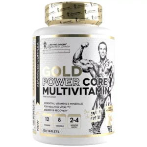 Kevin Levrone Gold Power Core Multivitamin 120 Tabs | 20 Actives + Vitamins & Minerals