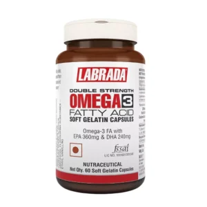 Labrada Omega-3 with Vitamin E 90 Softgels | EPA 180 DHA 120